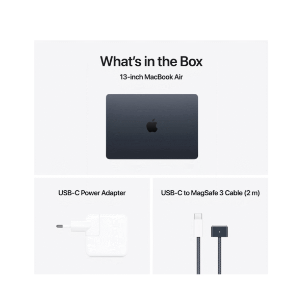 Apple MacBook Air (2025) 13 - M4  16GB  256 GB Midnight - Image 7