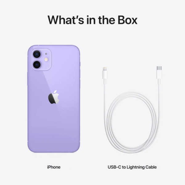 iPhone 12 128GB Purple - Image 6