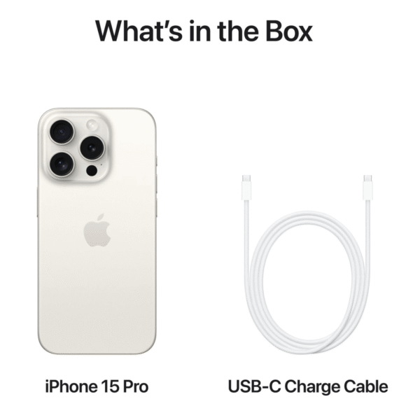 iPhone 15 Pro Max 256GB White Titanium - Image 8